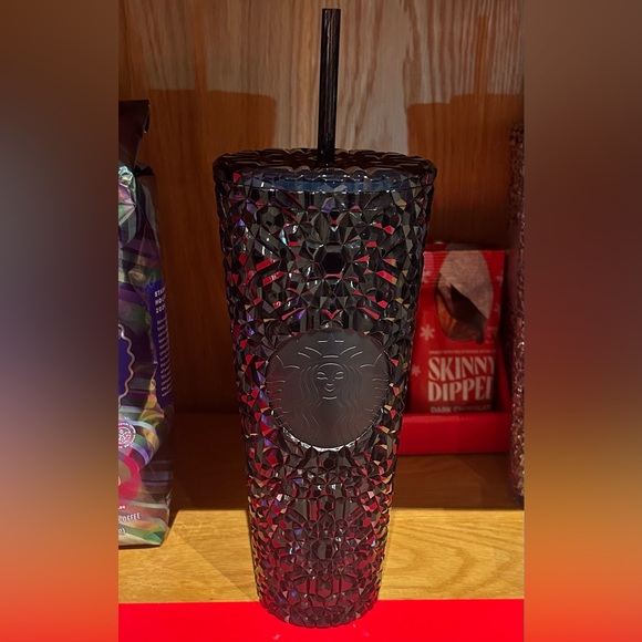 Starbucks Prism Navy Blue Gem Iridescent Cup Tumbler 24oz Venti Holiday 2024 NWT - Picture 9 of 12